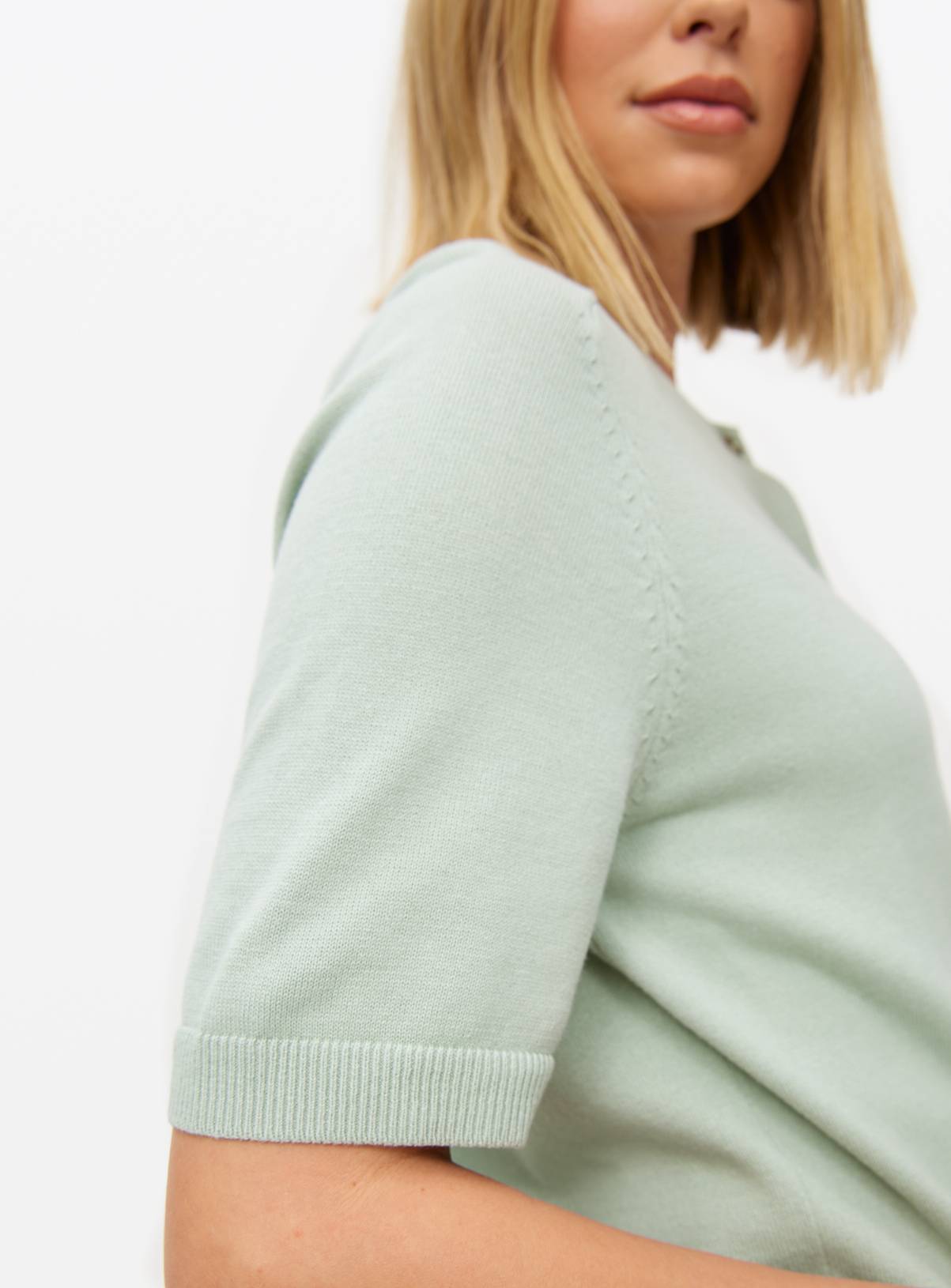 Pale Green Raglan Short Sleeve Cardigan 18 - Image 3